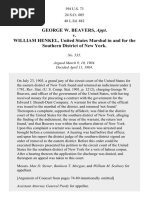 Beavers v. Henkel, 194 U.S. 73 (1904)