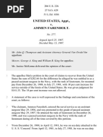 United States v. Farenholt, 206 U.S. 226 (1907)