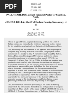 Charlton v. Kelly, 229 U.S. 447 (1913)