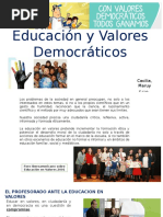 Educación y Valores Democráticos