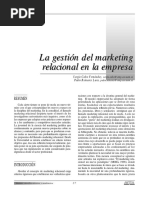 Articulo Gestion Del Marketing Relacional en La Empresa