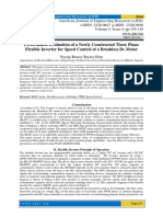 Performance Evaluation of A Newly Constructed Three Phase Flexible Inverter For Speed Control of A Brushless DC Motor