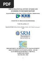 Organisational Study of Kse Ltdsummer Internship Report