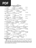 I.Choose A, B, C or D To Complete The Sentences (5.0 PTS)