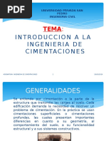 Ingenieria de Cimentaciones Introduccion 2016 I