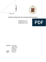 Informe de Laboratorio de Conversión Electromecánica N - 3