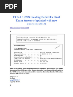 CCNA 3 R&S: Scaling Networks Final Exam Answers (Updated With New Questions 2015)