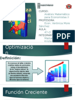 Optimización Con Restricción