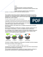 Michaelis Menten Equation Summary