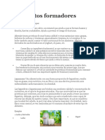 Alimentos Formadores, Reguladores y Energéticos