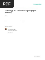 Technology and Translation - A Pedagogical Overview