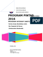 Kertas Kerja Program Pintas 2016