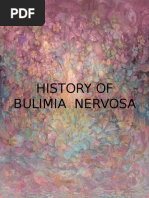 History of Bulimia Nervosa