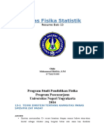 Aplikasi Termodinamika Statistik