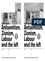 Antisemitism, Zionism, Labour and The Left A5 MTG TMP