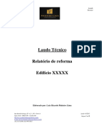 Laudo Técnico - Reforma - Modelo