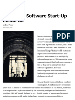 Building A Software Start-Up Inside GE