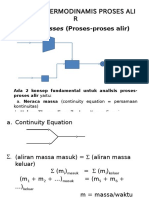 Analisis Termodinamis Proses Alir