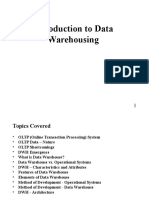 Introduction To Data Warehousing