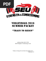 Volleyball 2016 Summer Packet