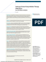 Intermittent Vs Continuous Proton Pump Inhibitor Therapy For High-Risk Bleeding Ulcers A Systematic Review and Meta-Analysis