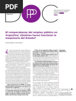 El Rompecabezas Del Empleo Público en Argentina ¿Quiénes Hacen Funcionar La Maquinaria Del Estado?