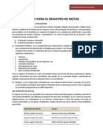 Pautas Registro Notas Unsa PDF