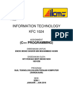 Assignment C++ Programming