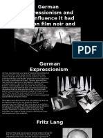 Study On Film Noir and German Expressionism