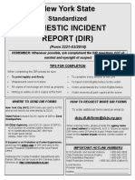 Redesigned New York State Domestic Incident Report