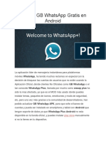 Instalar GB WhatsApp Gratis en Android