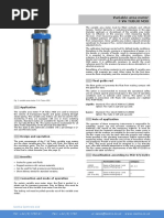 FVA TUBUX M30 Rotameter Flow Meter Ic