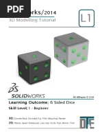 Solidworks Tutorial - Dice