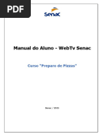 Manual Do Aluno Webtv Senac Preparo de Pizzas