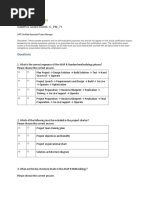 Sap Education: Sample Questions: C - PM - 71