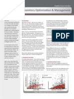 Inventory Optimization & Management: Practice Area Overview