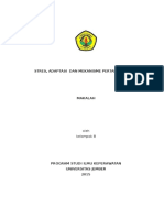 Tinjauan Pustaka Stress, Adaptasi, Dan Mekanisme Pertahanan Ego (Kelompok 8)