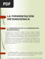 La Fermentación Metanogénica