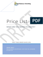 Price List Book