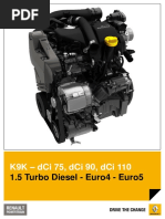 K9K - Dci 75, Dci 90, Dci 110 1.5 Turbo Diesel