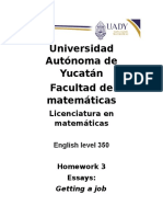 Universidad Autónoma de Yucatán Facultad de Matemáticas