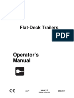 Ditch Witch Flat-Deck Trailers Manual
