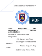 Bioquimica Del Movimiento Dental Ortodontico