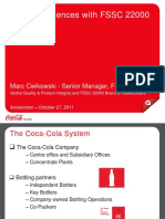 Presentation Marc Cwikowski Coca Cola PDF