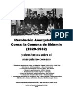 Revolución Anarquista en Corea. La Comuna de Shinmin (1929-1932) y Otros Textos Sobre El Anarquismo Coreano PDF