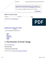 Structure of Social Change