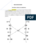 Guias 6a - Reacción de Biuret (Fundamento y Procedimiento - Separata)