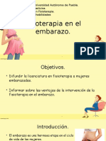 Fisioterapia en El Embarazo