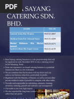 Rasa Sayang Catering Business Plan