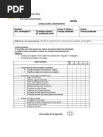 Lista Cotejo Historia-Patrimonio Cultural Tangible e Intangible